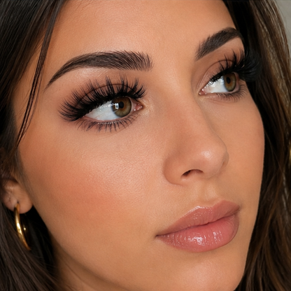Natural Wispy Faux Mink Cat Eye Lashes – 20 Pairs, Soft & Reusable